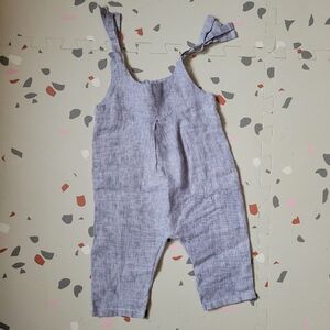 The Simple Folk Linen Romper